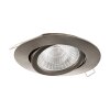 Eglo TEDO recessed light LED matt nickel, 1-light source
