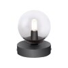 Paul Neuhaus WIDOW Table lamp LED matt nickel, black, 1-light source