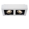 Lucide ZEFIX ceiling spotlight LED white, 2-light sources