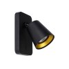 Lucide TURNON wall spotlight LED black, 1-light source