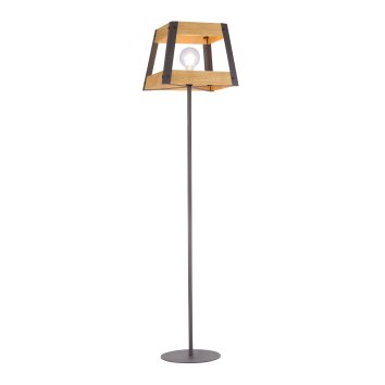 Leuchten-Direkt CRATE Floor Lamp Light wood, 1-light source