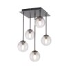 Paul Neuhaus WIDOW Ceiling Light LED black, 5-light sources