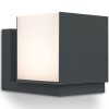 Lutec CUBA Outdoor Wall Light LED anthracite, 1-light source