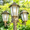 NATAL FROST Lamp Post black-gold, 3-light sources