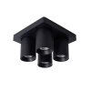 Lucide NIGEL ceiling spotlight LED black, 4-light sources