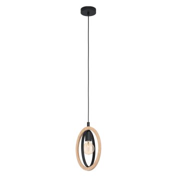 Eglo BASILDON Pendant Light brown, black, 1-light source
