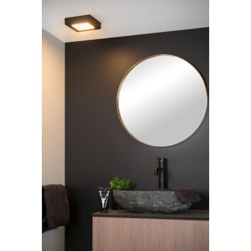 Lucide BRICE Ceiling Light LED black, 1-light source