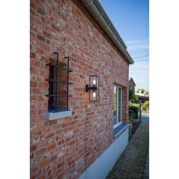 Lutec FLAIR Outdoor Wall Light anthracite, 2-light sources