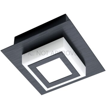 Eglo MASIANO Ceiling Light LED black, 1-light source