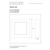 Lucide BRICE Ceiling Light LED white, 1-light source