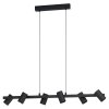 Eglo GATUELA Pendant Light black, 6-light sources