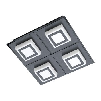 Eglo MASIANO Ceiling Light LED black, 4-light sources