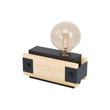 Eglo LAYHAM Table lamp brown, black, 1-light source