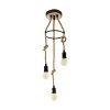 Eglo RAMPSIDE Pendant Light brown, black, 3-light sources