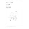 Lucide TALA ceiling spotlight LED black, 1-light source