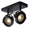 Lucide TALA ceiling spotlight LED black, 2-light sources