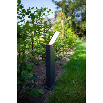 Lutec PANO path light LED anthracite, 1-light source
