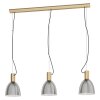 Eglo LEBALIO Pendant Light brown, 3-light sources