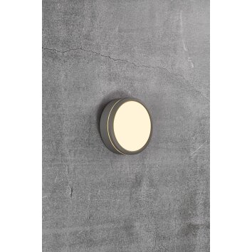 Nordlux AVA outdoor ceiling light LED grey, 1-light source
