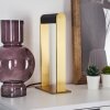 DENHIGH Table lamp LED gold, brass, black, 1-light source