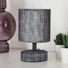 KIGOMBO Table lamp grey, black, 1-light source