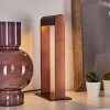 DENHIGH Table lamp LED copper, black, 1-light source