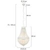 Steinhauer ELLA Pendant Light white, 3-light sources