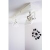Guyana ceiling spotlight LED chrome, white, 2-light sources