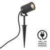 KS Verlichting STARK garden spotlight anthracite, 1-light source