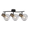 Globo LUISE Spotlight black, 3-light sources