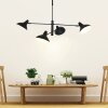 Steinhauer KASKET Pendant Light black, white, 4-light sources