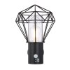 Globo HORACE outdoor light black, 1-light source, Motion sensor