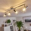 Globo ceiling spotlight chrome, 4-light sources