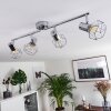 Globo ceiling spotlight chrome, 4-light sources
