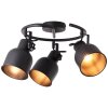 Brilliant ROLET Spotlight black, 3-light sources