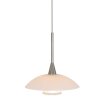 Steinhauer TALLERKEN Pendant Light LED stainless steel, white, 1-light source