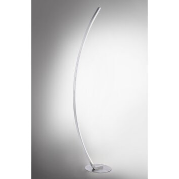 Leuchten-Direkt BELLA Floor Lamp LED stainless steel, 1-light source