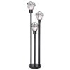 Globo HORACE outdoor floor lamp black, 3-light sources