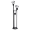 Globo HORACE outdoor floor lamp black, 3-light sources