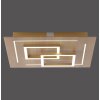 Paul Neuhaus Q-LINEA Ceiling Light LED Light wood, 4-light sources, Remote control