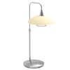 Steinhauer TALLERKEN Table lamp LED stainless steel, white, 1-light source
