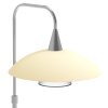 Steinhauer TALLERKEN Table lamp LED stainless steel, white, 1-light source