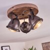GLOSTRUP Ceiling Light brown, stainless steel, 3-light sources