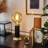 CALEDONIA Table lamp brass, black, 1-light source