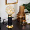 CALEDONIA Table lamp brass, black, 1-light source