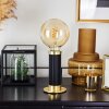CALEDONIA Table lamp brass, black, 1-light source