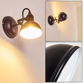 Tina Wall Light black, 1-light source