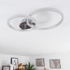 MALANJE Ceiling Light LED matt nickel, 2-light sources