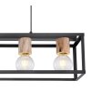 Globo HAGAR Pendant Light black, 4-light sources