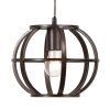 Brilliant BASIA Pendant Light bronze, 3-light sources